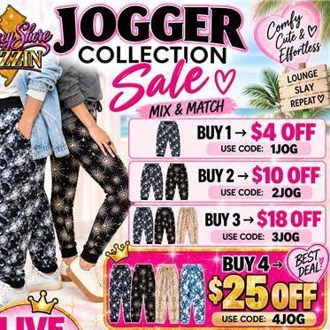 OBSIDIA & HALO JOGGER SALE